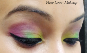 Colorful Summery Eye Makeup