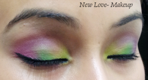 Colorful Summery Eye Makeup