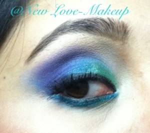 Blue Green Eye Makeup