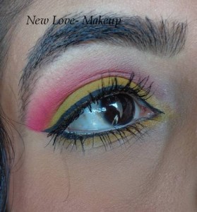 Fruity Colorful Eye Makeup