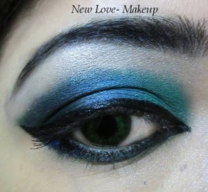 Midnight Blue Ocean Eye Makeup
