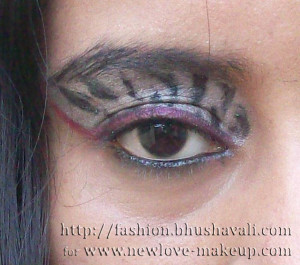 Zazzling Zebra Eyes Makeup