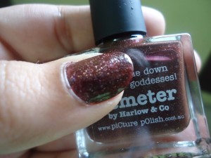 piCture pOlish Blog Fest 2012- Attitude, Demeter Swatches