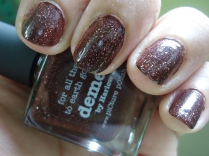 piCture pOlish Blog Fest 2012- Attitude, Demeter Swatches