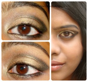 Gold Smokey Eyes