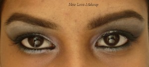 Pink Grey Smokey Eyes