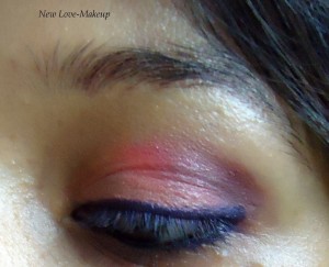 Red and Pink Eye Look
