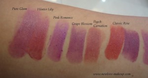 Lakme Absolute Matte Lipstick Swatches
