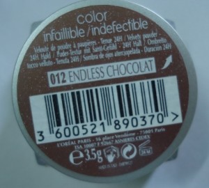 L'oreal Infallible Mono Endless Chocolate