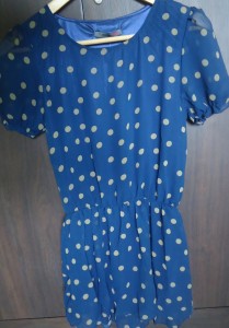 Polka Dots Short Sleeve Dress