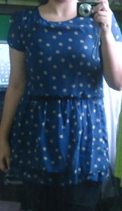 Polka Dots Short Sleeve Dress
