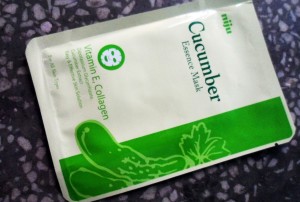 NIJU Cucumber Essence Mask Review