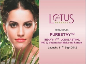 Lotus Herbals Introduces PURESTAY- Longlasting, 100% Vegetarian Makeup Range