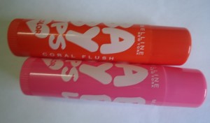 Maybelline Baby Lips India Pink Lolita and Coral Flush Lip Balm Review, Swatches
