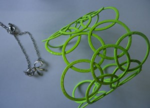 Neon Green Cuff, Bowknot Bracelet from Oasap
