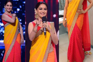 Madhuri Dixit's Saris in Jhalak Dikhla Jaa