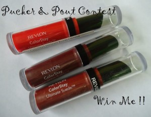 Pucker & Pout Contest: Win Revlon Colorstay Ultimate Suede Lipsticks