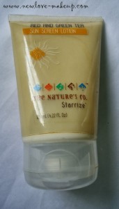 The Nature's Co. Red and Green Tea Sunscreen Lotion Review