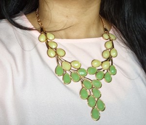 OOTD: Color Block It ! , Statement Necklace