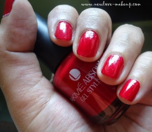 Lakme Absolute Gel Stylist Nail Paint Scarlet Red Review, NOTD