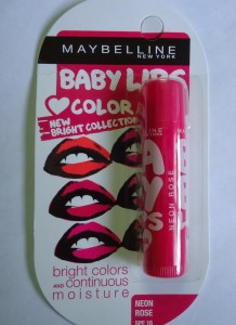 Maybelline Baby Lips Color Bright Collection Neon Rose Review, Swatches