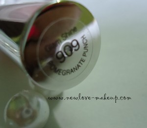 L'oreal Paris Glam Shine Balmy Gloss 909 Pomegranate Punch Review, Swatches