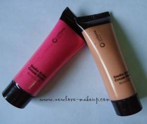 Oriflame Beauty Studio Artist Cream Blush Soft Peach and Pink Glow Review, Swatches