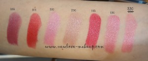 The Body Shop Color Crush Lipstick Swatches