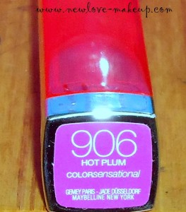 Maybelline Colorsensational Vivids Hot Plum Lipstick Swatches