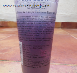 Oxyglow Bearberry and Grape Fairness Skin Lightening Facewash Review