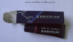 Kryolan Lip N' Cheek Orchid Review, Swatches