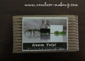 Neev Neem Tulsi Handmade Soap Review, Indian beauty blog