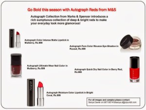 Autograph Reds Makeup Collection from Marks & Spencer
