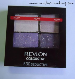 Revlon ColorStay 16 Hour Eyeshadow Quad 530 Seductive Review, Swatches