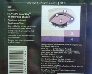 Revlon ColorStay 16 Hour Eyeshadow Quad 530 Seductive Review, Swatches