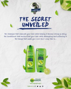 The Secret Unveiled: Love Long Hair Range is Garnier Fructis Long and Strong