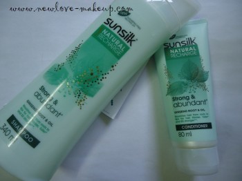 Sunsilk Natural Recharge Shampoo, Conditioner