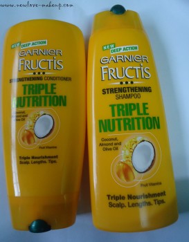 Garnier Fructis Triple Nutrition Shampoo, Conditioner Review