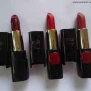 L'Oreal Paris Color Riche Pure Reds Lipsticks Review,Swatches
