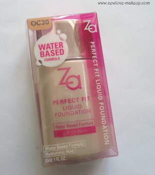 ZA Perfect Fit Liquid Foundation Review,Swatches,FOTD, Indian Beauty Blog