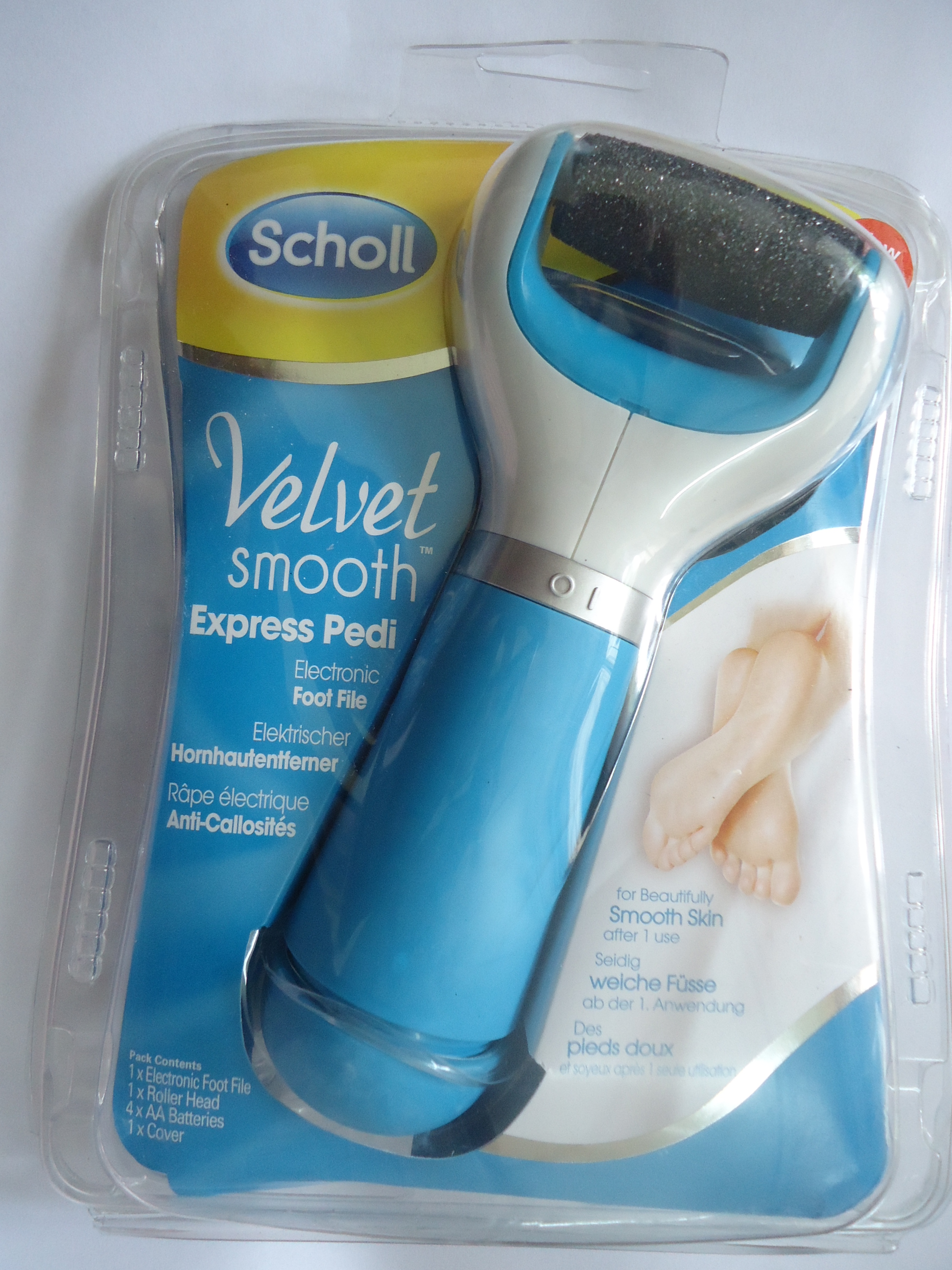 ledematen Gevlekt Laan Scholl Velvet Smooth Express Pedi Electronic Foot File Review - New Love -  Makeup