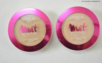 L'Oreal Paris Mat Magique Compact Powder Review, Swatches, FOTD