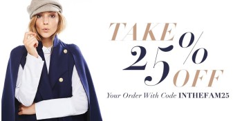 Shopbop Friends and Family Sale, Shopbop Sale, Shopbop 25% Discount, Shopbop Coupon Codes