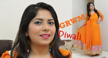 Indian Festive Diwali Makeup & Outfit, Indian Makeup and Beauty Blog, Indian youtuber