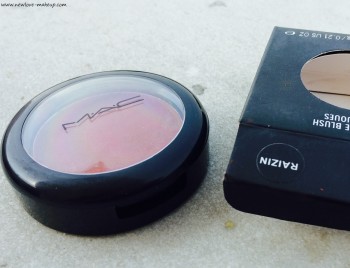 Mac Matte Blush Raizin Review, Swatches, FOTD & Dupes, Indian Makeup & Beauty Blog, MAC Blushes