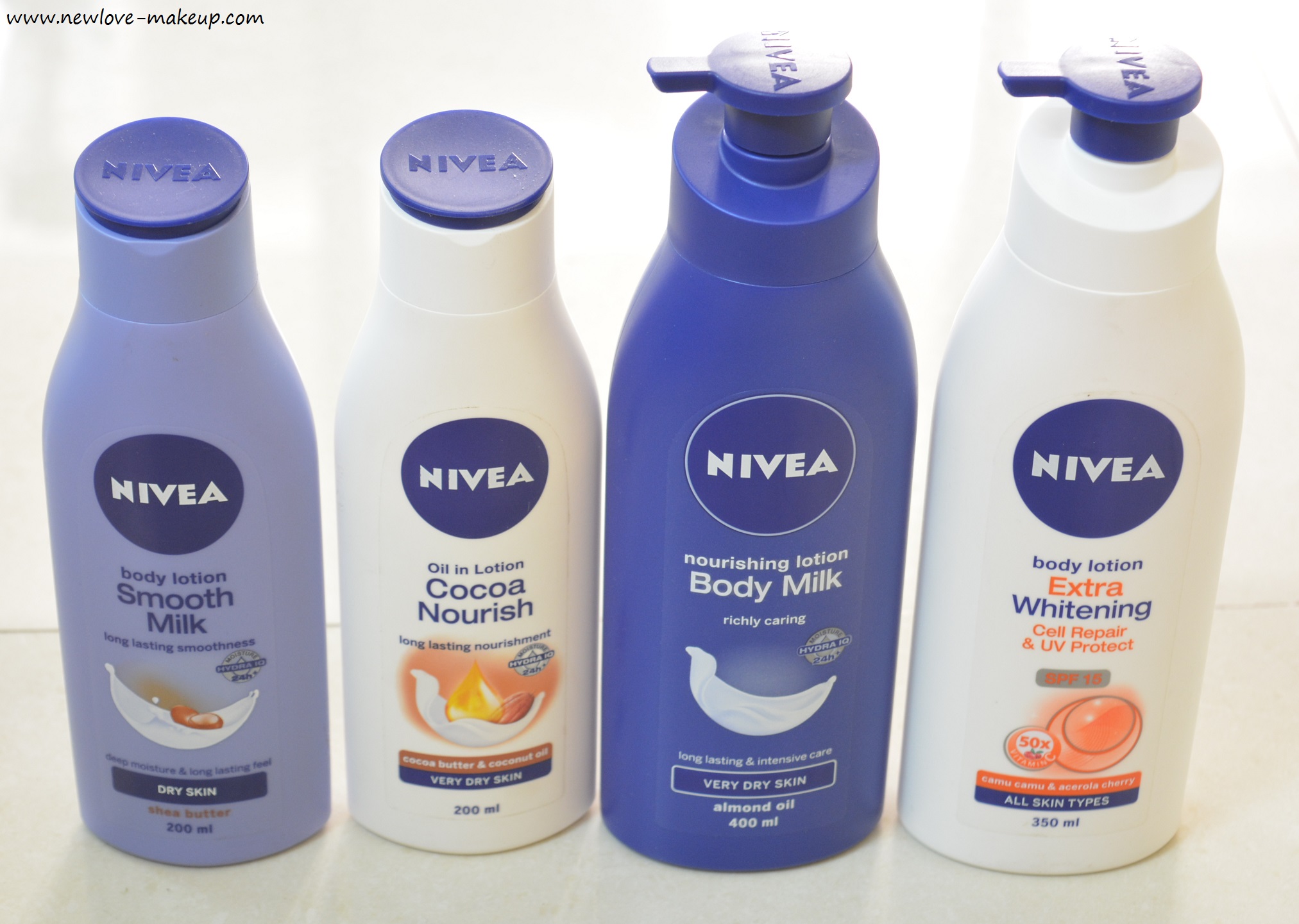 Nivea Lotions Review New Love -