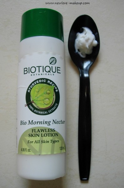 Biotique Bio Morning Nectar Flawless Skin Lotion Review, Indian Beauty Blog, Skincare