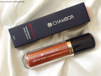 Chambor Extreme Wear Transfer Proof Liquid Lipstick 483 Review, Swatches