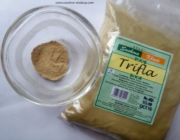 Khadi Trifla Powder Review & How to use for Hair, Triphala Powder,Haircare,Indian Beauty Blog