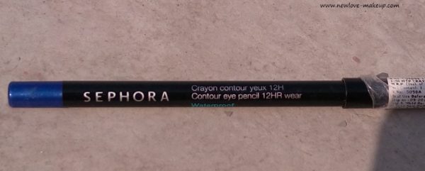 Sephora Contour Eye Pencil 12 Hr. Wear Waterproof My Boyfriend's Jeans Review, Swatches, Indian Makeup Blog